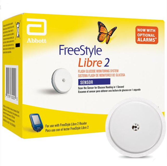 FreeStyle Libre 2 Sensor (1 transmițător cu senzor, 30 senzori pentru 420 de zile de monitorizare continuă a glicemiei!)